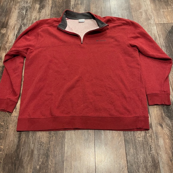 Columbia Other - Columbia Red Zip Up Sweater with Sporty Style